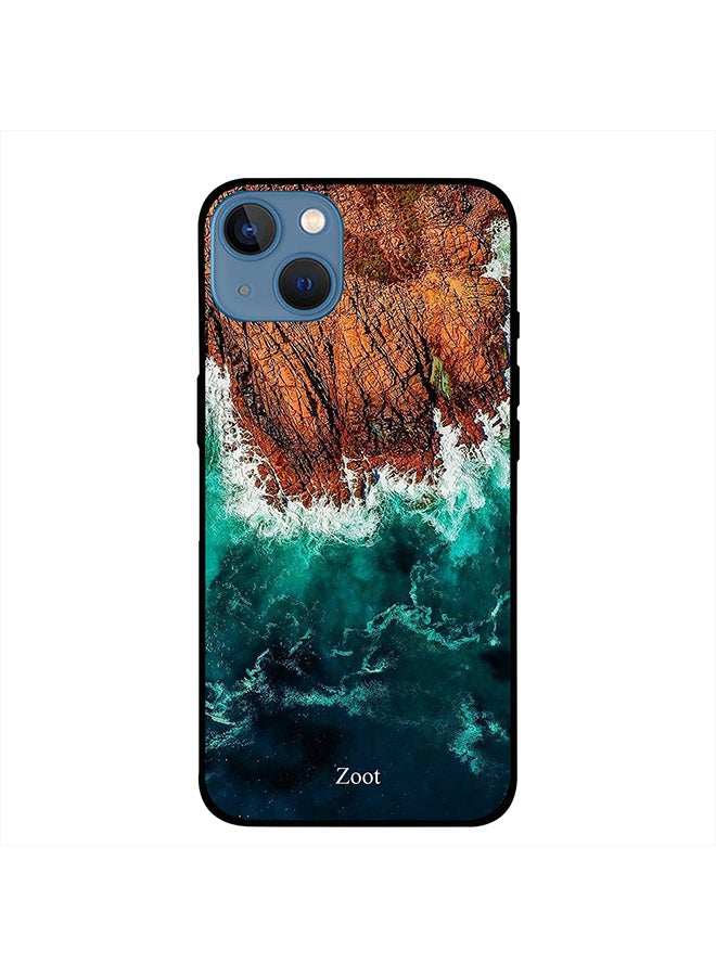 Zoot - Protective Printed Case Cover for Apple iPhone 13 Blue Ocean - Image 1