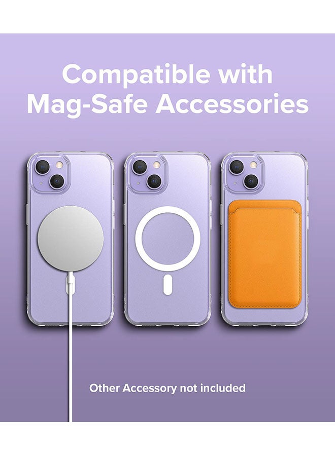 Rock Pow Magnetic Translucent Hard Frost Cover For iPhone 13 Mini Case with MagSafe Matte Clear - Image 3