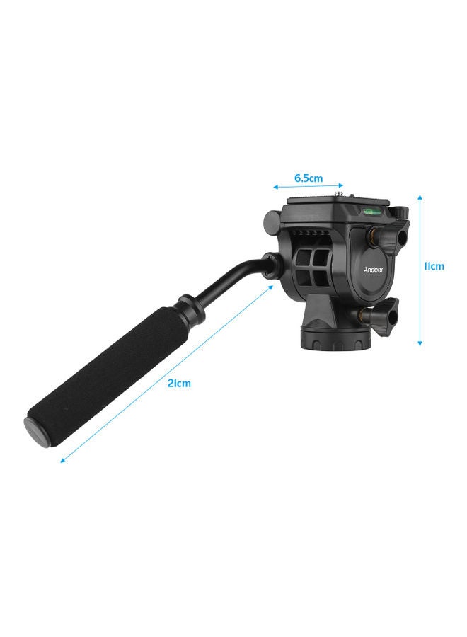 ANDOER Fluid Hydraulic Ball Head Monopod Black  - Image 4