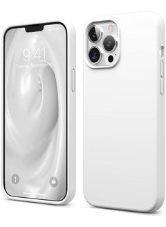 Liquid Silicone Case For Apple iPhone 13 Pro White