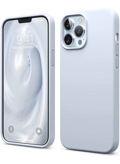 Liquid Silicone Case For Apple iPhone 13 Pro Max Light Blue