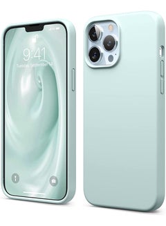 Liquid Silicone Case For Apple iPhone 13 Pro Max Mint
