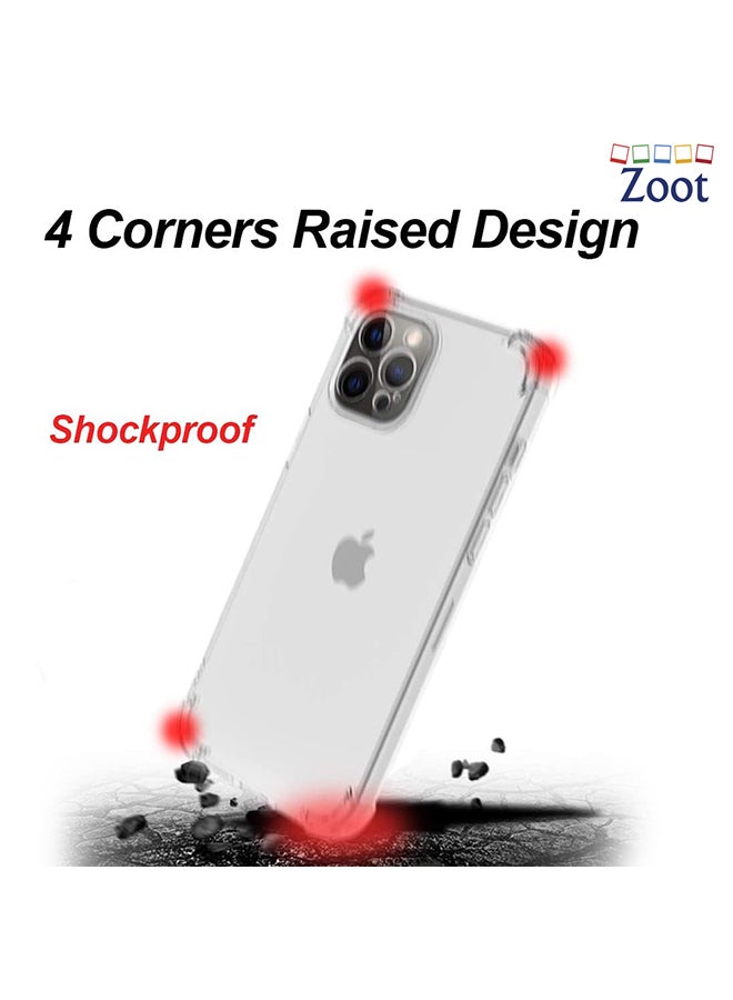 Zoot Protective Case Cover with Bumper for Apple iPhone 13 Pro Clear - Image 2