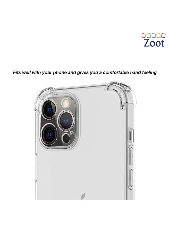 Protective Case Cover with Bumper for Apple iPhone 13 Pro Max Clear