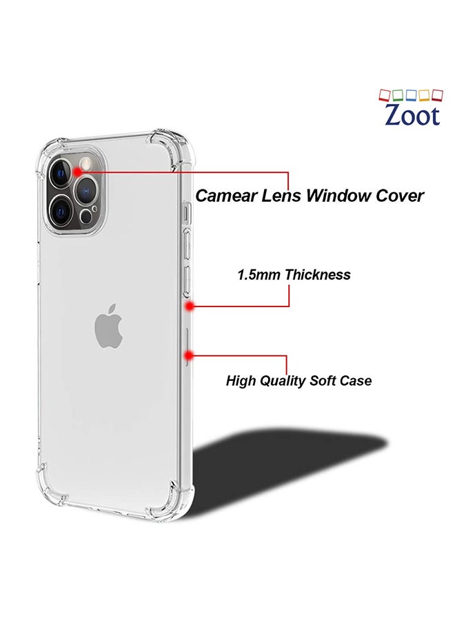 Protective Case Cover with Bumper for Apple iPhone 13 Pro Max Clear