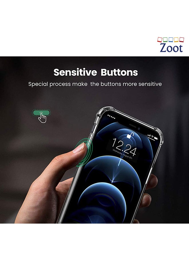 Zoot - Protective Case Cover with Bumper for Apple iPhone 13 Pro Max Clear - Image 1