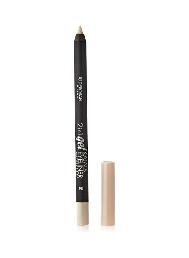 DEBORAH MILANO 2 in 1 Gel Kajal and Eyeliner Pencil 06 Butter  - Image 1