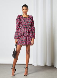Sivvi x D'Atelier Floral Print Mini Dress Multicolour  - Image 2