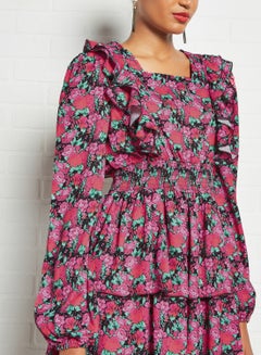 Sivvi x D'Atelier Floral Print Mini Dress Multicolour  - Image 4