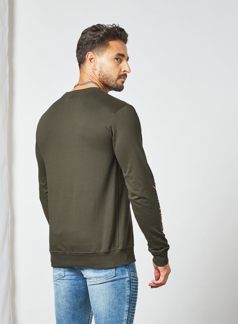 Blue Saint - Regular Fit Sweatshirt Green - Image 1