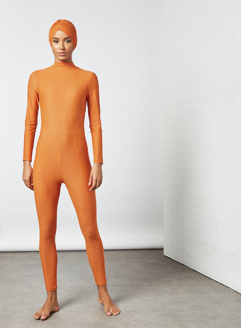 Sian Marie - Solid Wetsuit Orange - Image 1