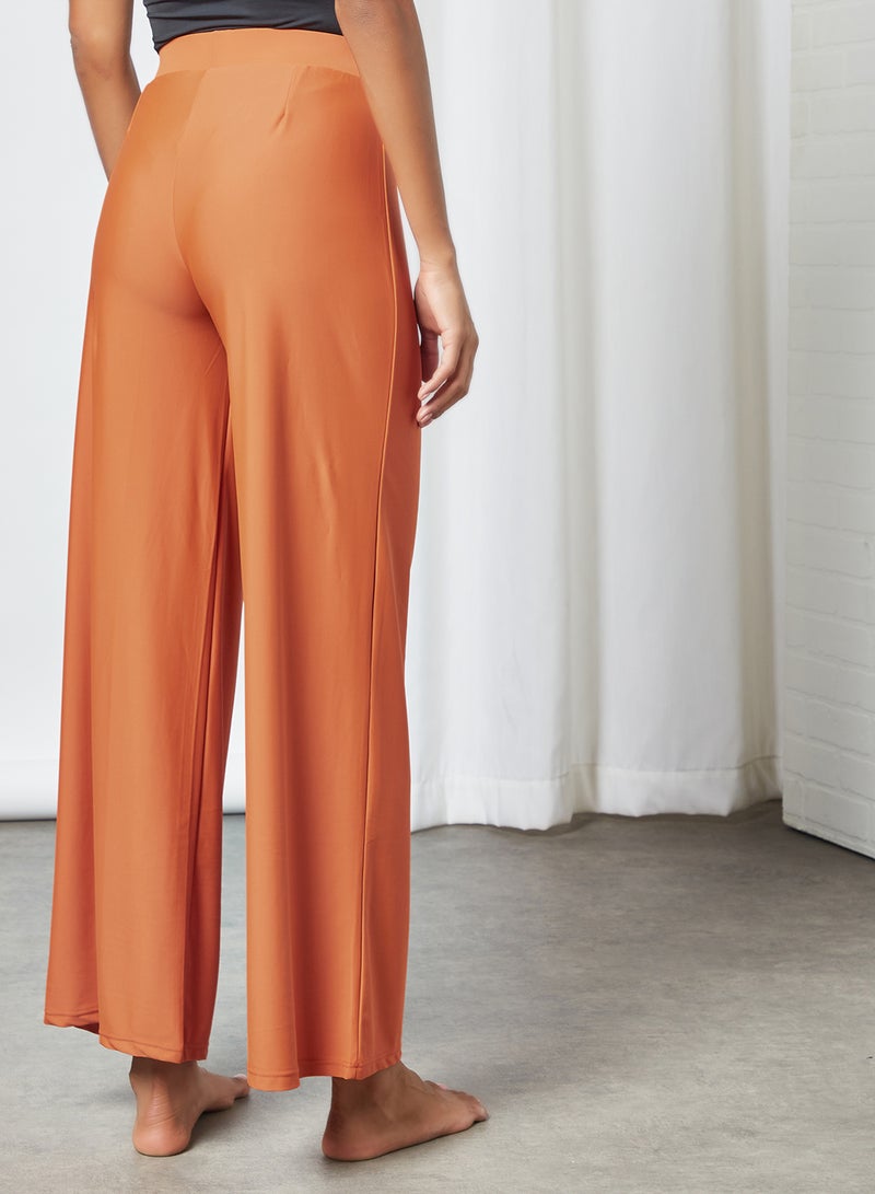 High Waist Flared Pants Orange - v1632120491/N43452553V_2