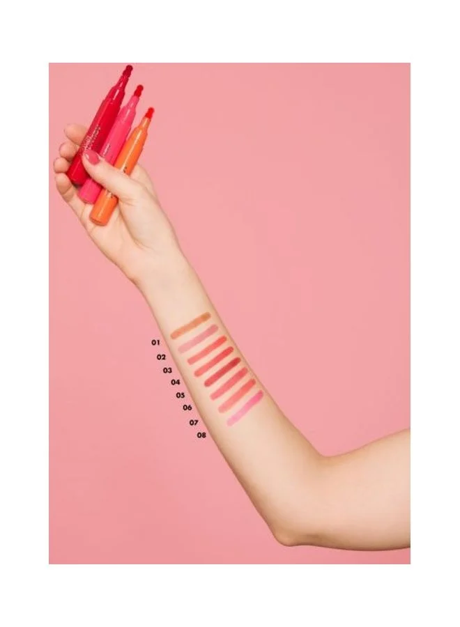 DEBORAH MILANO Aqua Tint Lipstick 02 Rose