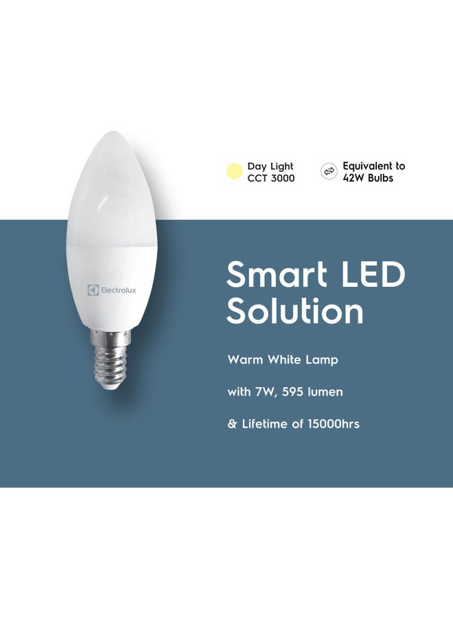 الكترولوكس مصباح ذكي LED بقدرة 7 وات أصفر 11سم - Image 3