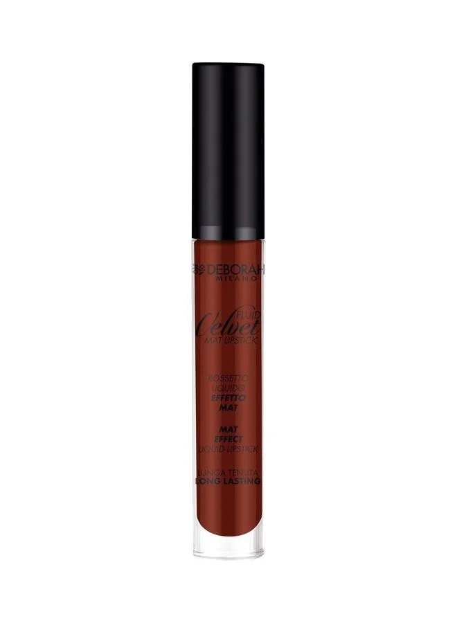 DEBORAH MILANO Fluid Velvet Mat Lipstick 23 Chestnut