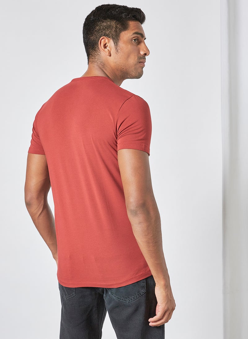 Pepe Jeans LONDON - Basic Logo T-Shirt Rust - Image 1