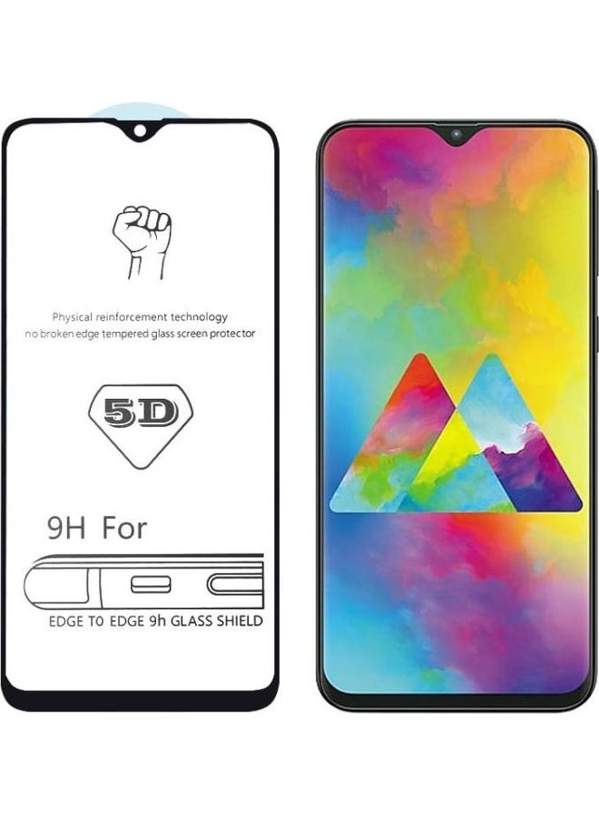 BGM 25 Piece 9H 5D  Full Screen Tempered Glass Film for Galaxy M20 Clear - Image 2