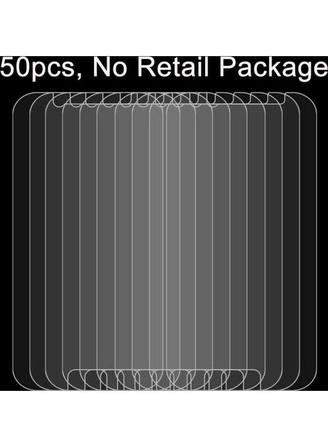 BGM 50-Piece 9H Surface Hardness 2.5D Explosion-Proof Tempered Glass Non-full Screen Protector for Samsung Galaxy A3 2017/A320 0.26mm Clear - Image 1