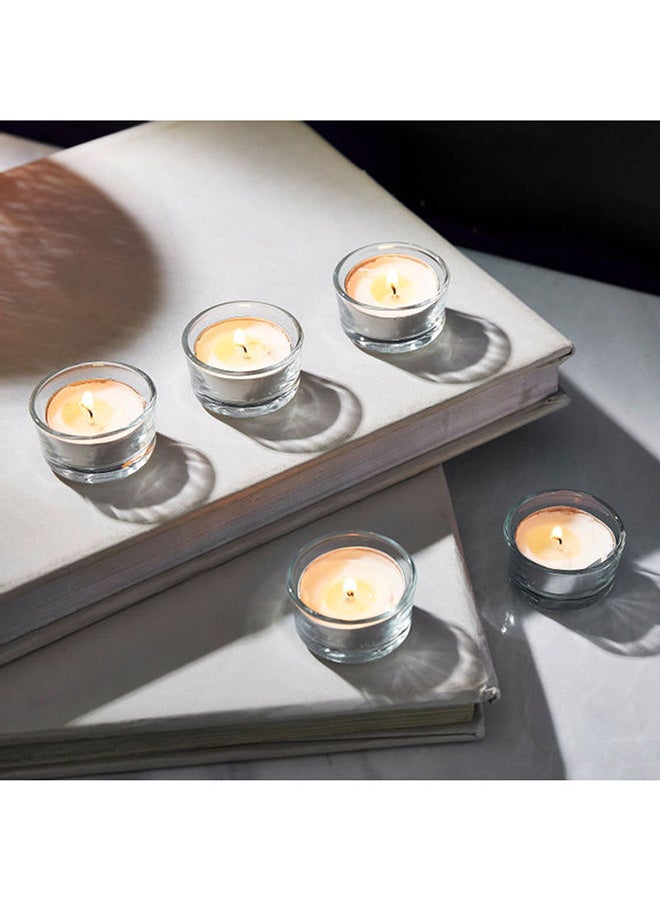 Home Box 5-Piece Tria Tealight Holder Set Clear 4.6x2.5cm  - Image 3