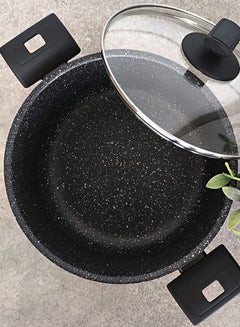 Rossetti Elementi Natura Casserole With Glass Lid Black 20cm  - Image 2