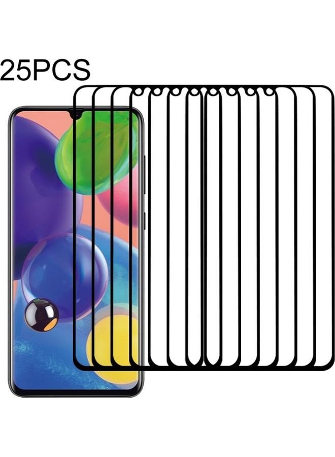 بي جي إم لاصقة حماية للشاشة من الزجاج المقوّى لهاتف سامسونج جالاكسي A70s من 25 قطعة شفاف - Image 1
