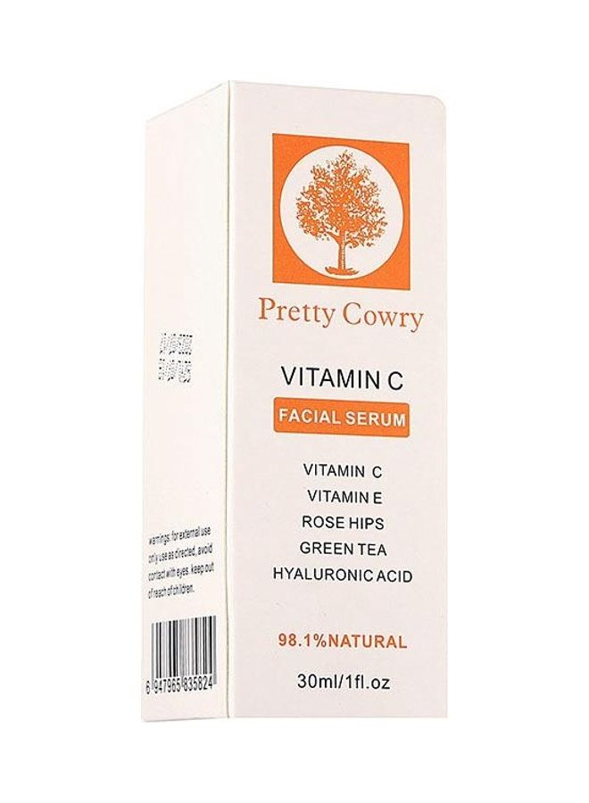 Pretty Cowry Natural Vitamin C Facial Serum Clear 30ml - Image 3