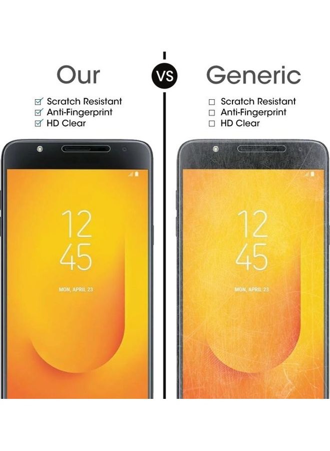 BGM Tempered Glass Film Screen Protector for Galaxy J7 Duo Clear - Image 4