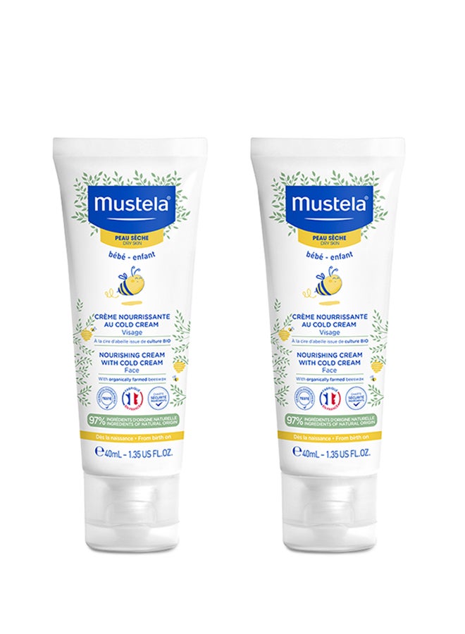 Pack of 2 Nourishing Cream With Cold Cream, (2x40) ml - v1632127702/N44326866A_1