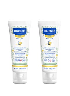 Mustela Pack of 2 Nourishing Cream With Cold Cream, (2x40) ml  - Image 1