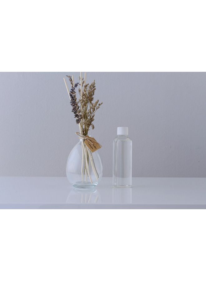Pan Home Lemon Lavender Reed Diffuser With Refil Oil| clear|Aromatic Clear 11.6 x7.8x 23cm - Image 2