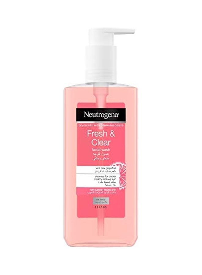 Neutrogena Visibly Pink Grapefruit Facial Wash - (200ml) 2.2834645646X1.2598425184X7.086614166inch  - Image 1