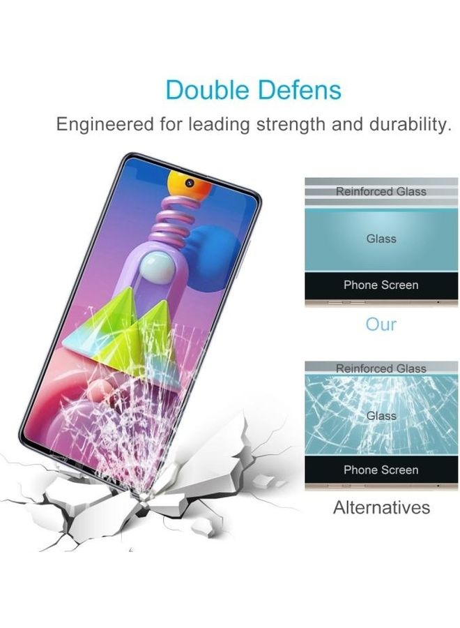BGM 0.26mm 9H 2.5D Tempered Glass Screen Protector Film For Samsung Galaxy M51 Clear - Image 5