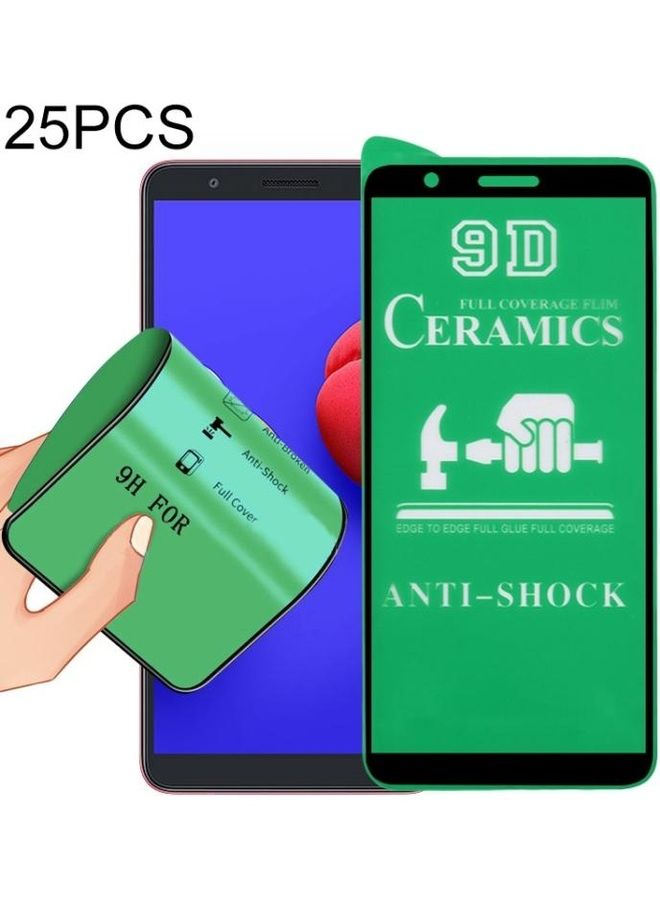 BGM 25 Piece 9D Full Screen Ceramic Film for Samsung Galaxy A01 Core Clear - Image 1