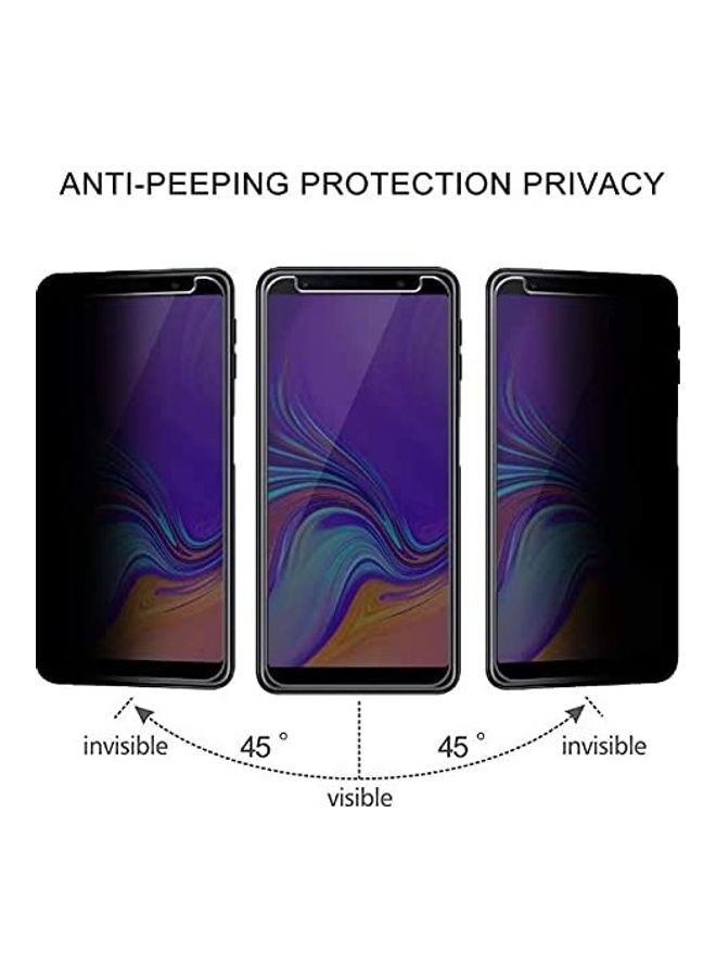 ICS Privacy Screen Protector for Galaxy A7 Clear/Black - Image 2