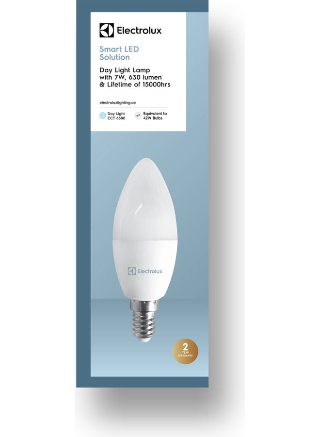 الكترولوكس لمبات قياسية بإضاءة LED بقدرة 7 وات وقاعدة من نوع E14 أبيض 11سم  - Image 2