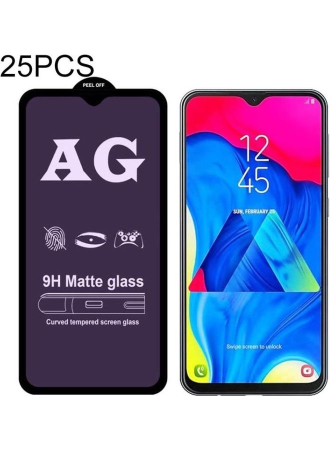 BGM 25-Piece AG Matte Anti-Blue Light Full Tempered Glass Set For Samsung Galaxy A30/A50 Black/Clear - Image 1