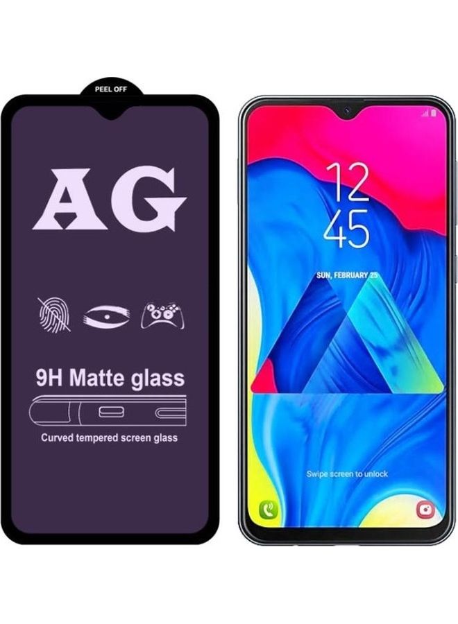 BGM 25-Piece AG Matte Anti-Blue Light Full Tempered Glass Set For Samsung Galaxy A30/A50 Black/Clear - Image 2