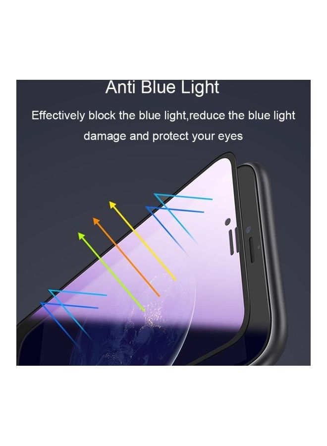BGM 25-Piece AG Matte Anti-Blue Light Full Tempered Glass Set For Samsung Galaxy A30/A50 Black/Clear - Image 3