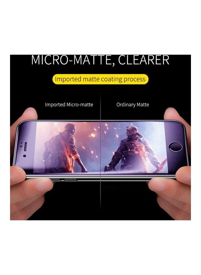 BGM 25-Piece AG Matte Anti-Blue Light Full Tempered Glass Set For Samsung Galaxy A30/A50 Black/Clear - Image 5