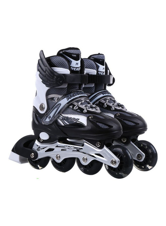 MissTiara - Adjustable Inline Roller Skates With Flashing Wheels EU26-33cm - Image 1