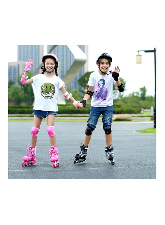 MissTiara - Adjustable Inline Roller Skates With Flashing Wheels EU26-33cm - Image 1