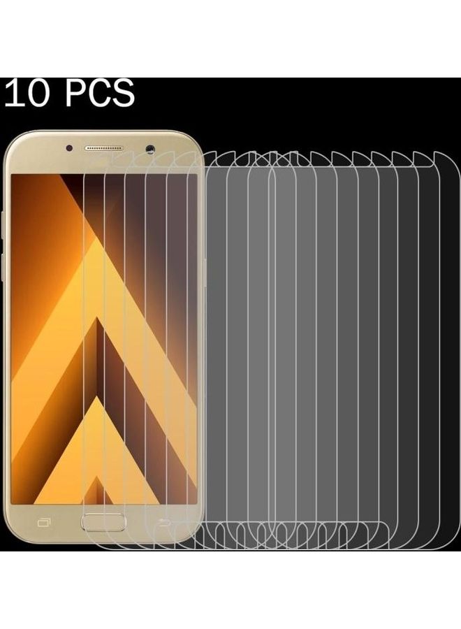 BGM 10-Piece 9H Surface Hardness 2.5D Explosion-Proof Tempered Glass Non-Full Screen Protector For Samsung Galaxy A5 (2017) Clear - Image 1