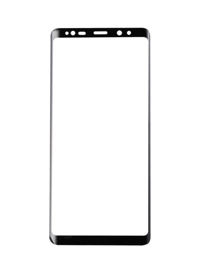 BGM Surface Hardness 3D Curved Silk-Full Tempered Glass Screen Protector For Samsung Galaxy Note 8 Clear/Black - Image 1