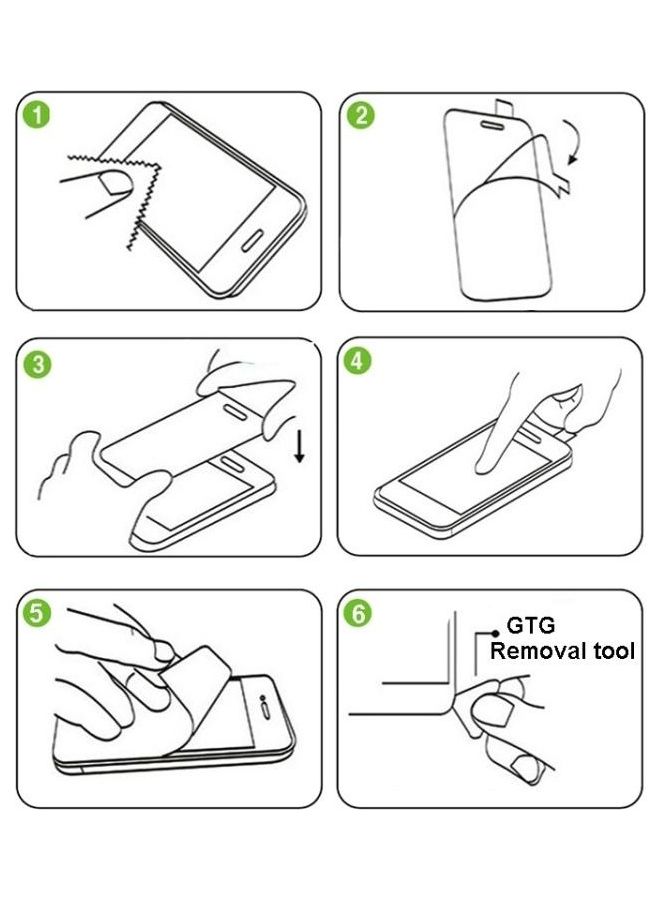 بي جي إم لاصقة حماية للشاشة من الزجاج المقوّى مضادة للانفجار تناسب جميع الأجهزة شفاف - Image 4