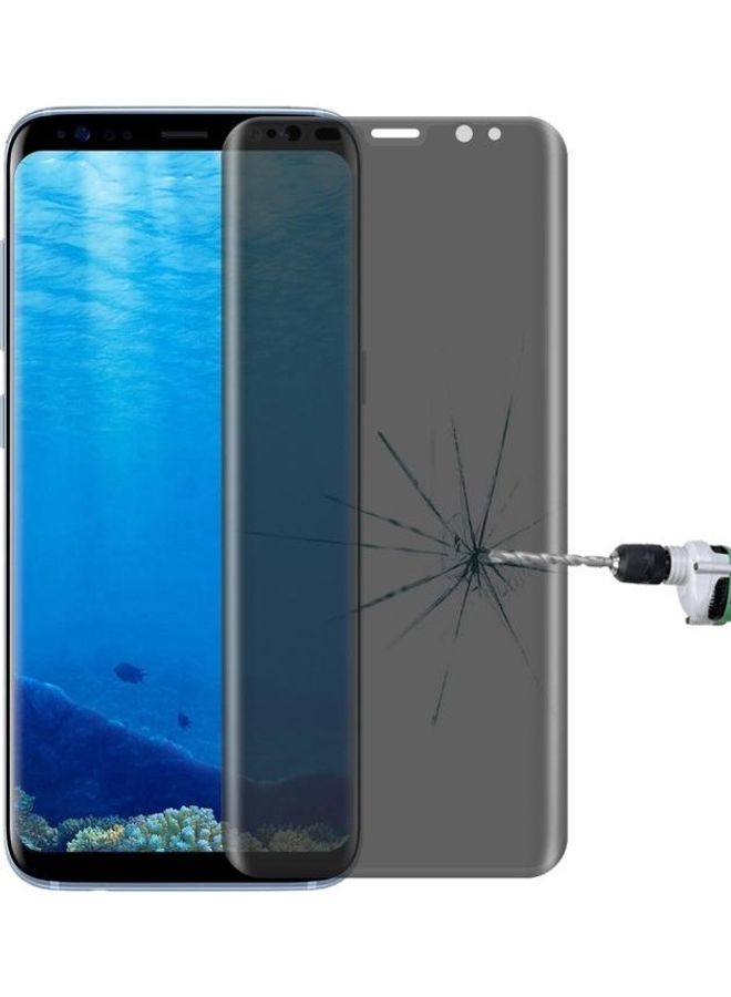BGM Surface Hardness 3D Curved Privacy Anti-Glare Silk-Screen Full Screen Tempered Glass Screen Protector For Samsung Galaxy S8/G950 Clear - Image 1