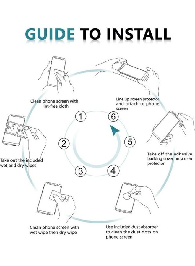 BGM Surface Hardness 3D Curved Privacy Anti-Glare Silk-Screen Full Screen Tempered Glass Protector For Samsung Galaxy S8 Plus G9550 Clear/Black - Image 4