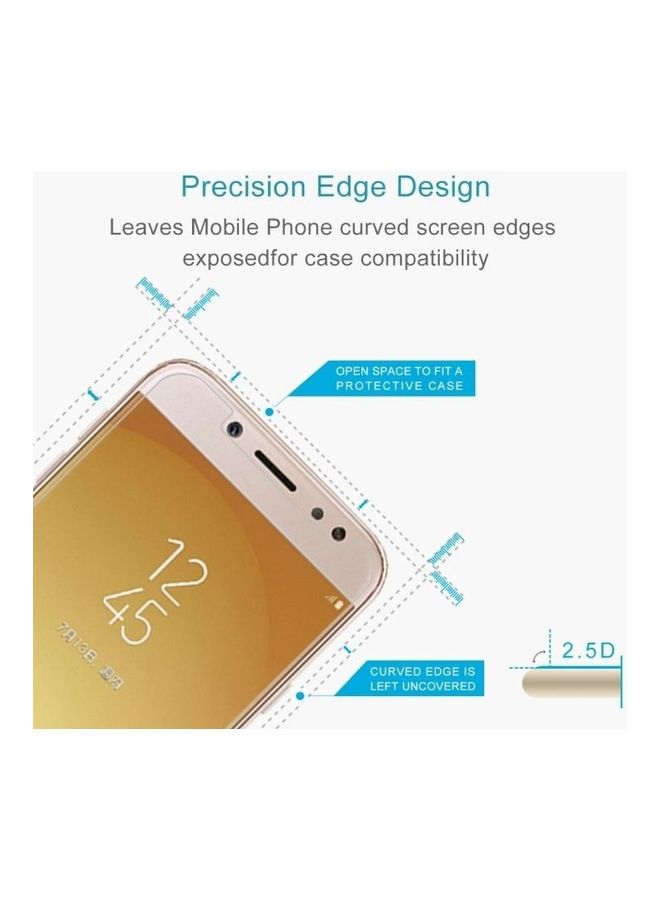 BGM 0.26mm 9H Surface Hardness 2.5D Explosion-Proof Non-Full Tempered Glass Film Screen Protector For Samsung Galaxy J7 (2017) (EU Version) Clear - Image 2