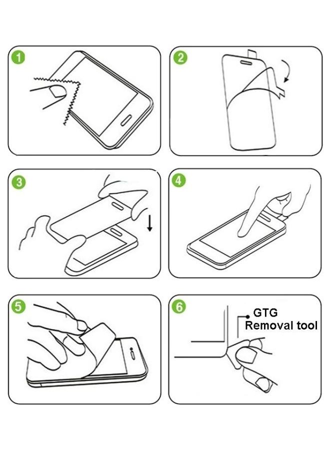 BGM 9H+ Surface Hardness And 2.5D Explosion-Proof Tempered Glass Film Screen Protector For Samsung Galaxy A8 Clear - Image 4