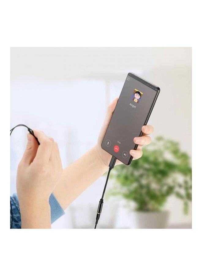 MARGOUN USB-C to Audio Jack Aux Adapter Black - Image 3