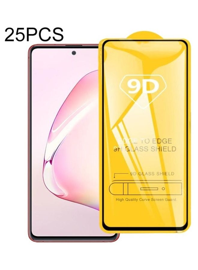 BGM 25-Piece 9D Tempered Glass Screen Protector For Samsung Galaxy Note10 Lite Clear - Image 1